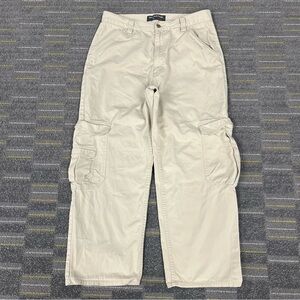 Levis Silvertab Baggy Cargo Pants Mens 34x30 Beige Y2K Skater Streetwear Grunge